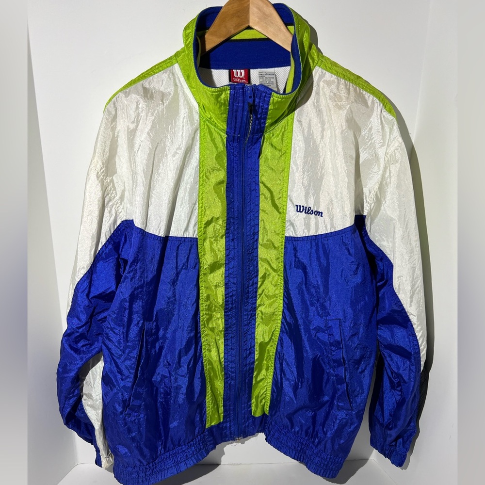 Vintage windbreaker advantage by‎ Wilson track jacket size large